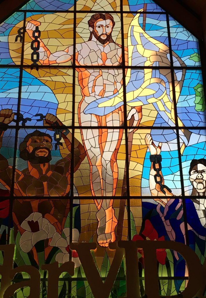 Vidriera Cristo Resucitado